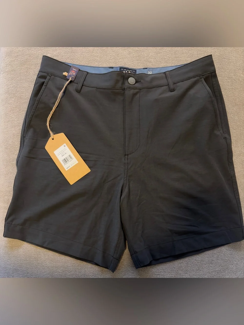 Faherty Brand All Day 2.0 Shorts Khaki Light Men's 32 w/ 7